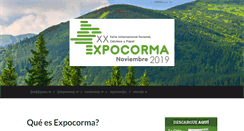 Desktop Screenshot of expocorma.cl
