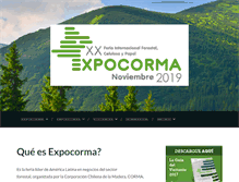 Tablet Screenshot of expocorma.cl